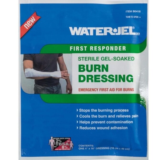 WaterJel® HA First Responder Kompresse 10x40,5cm