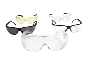 Henry Schein Schutzbrillen mit klaren Gläsern