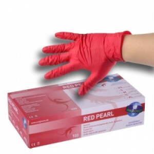 Red Pearl Nitrilhandschuhe M (7-8)