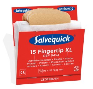 6454 Salvequick Fingerkuppenpflaster 15 Stk.