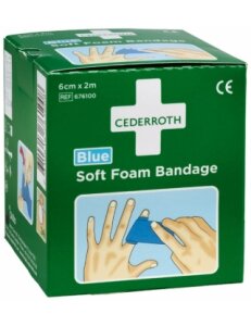 Cederroth Soft Foam Blue 2 m x 6 cm 2er-Set