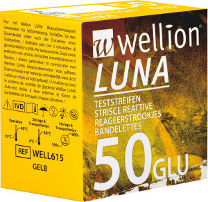 Wellion Luna Blutzuckerteststreifen 50 Teststreifen