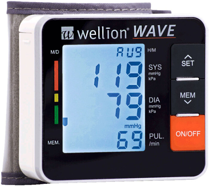 Wellion Wave Plus, Blutdruckmessgerät am Handgelenk