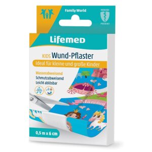 Lifemed Wund-Pflaster 0,5 m x 6 cm Märchen