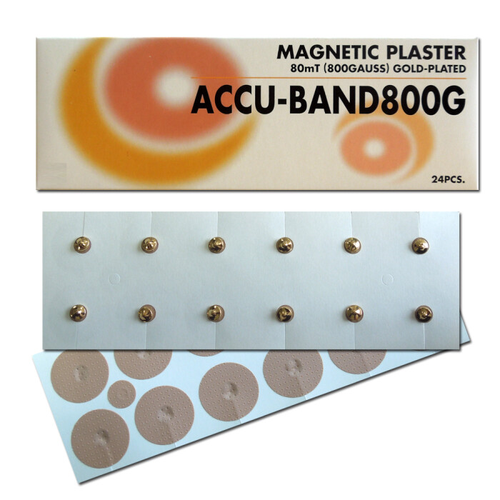 Accu-Band Magnetpflaster, Gauss 800G, vergoldet