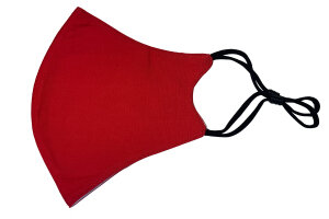 Korntex Mund-Nase-Maske - Baumwolle Rot Regular