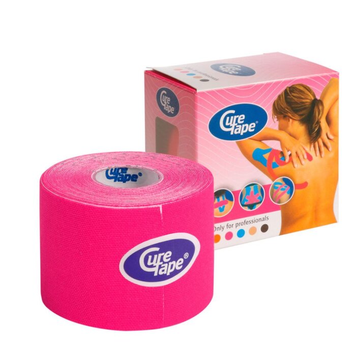 Cure Tape, 5 m x 5 cm, wasserfest, pink