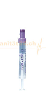 S-Monovette® mit Membranverschluss für die Blutsenkung